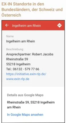 EX-IN Initiative Ingelheim Standort Rheinstrasse 59
